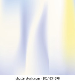 Holographic abstract background. Minimal holographic backdrop with gradient mesh. 90s, 80s retro style. Pearlescent graphic template for brochure, flyer, poster design, wallpaper, mobile screen.