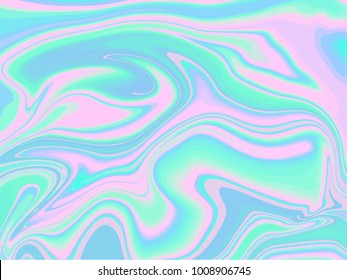 Holographic abstract background in pastel, neon color . Vector illustration for poster, brochure, invitation, cover book, catalog. 
