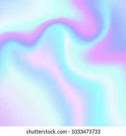 Holographic abstract background in pastel, neon color design. Vector illustration for your design style trends 80s, 90s background