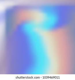 Holographic abstract background in pastel, neon color design. Vector illustration for your design style trends 80s, 90s background