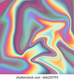 Holographic abstract background in pastel / neon color design. Vector illustration for your modern style trends 80s / 90s background for creative project design : fashion. cover, book, printing & more