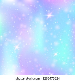 Hologram Abstract Background Colorful Gradient Backdrop Stock Vector ...