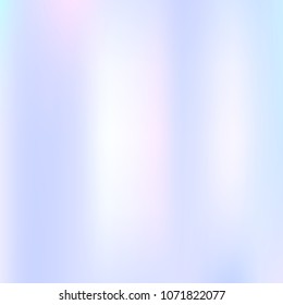 Holographic abstract background. Stylish holographic backdrop with gradient mesh. 90s, 80s retro style. Pearlescent graphic template for banner, flyer, cover design, mobile interface, web app.