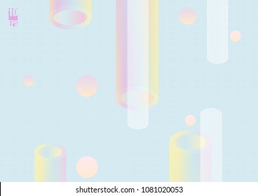 Holographic abstract background. Stylish gradient backdrop with hologram. Eps10 Vector illustration