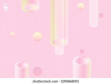 Holographic abstract background. Stylish gradient backdrop with hologram. Eps10 Vector illustration
