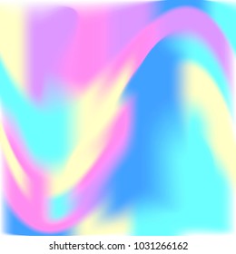 Holographic abstract background. Trendy neon texture for design covers, banners, posters, books, business cards.