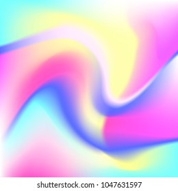 Holographic abstract background. Trendy neon texture for design covers, banners, posters, books, business cards.