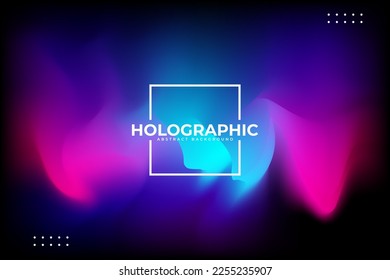 Holografische abstrakte Vektorgrafik auf abstraktem Hintergrund