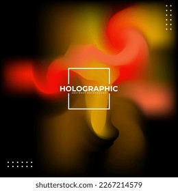 Holographic abstract Background vector illustration