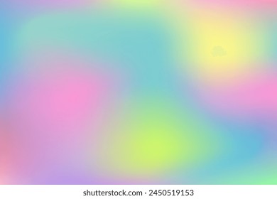 Holographic abstract background for website design, mobile apps, social media. Gradient. Vector graphics 
