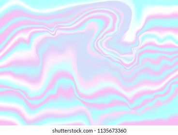 Holographic abstract backgroundg color blue pink pastel,vector illustration.