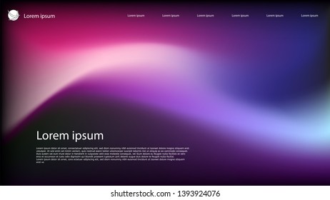 Holographic Abstract backgrounds. Futuristic holographic with gradient mesh. galaxy style. Iridescent graphic template for web, banner, wallpaper