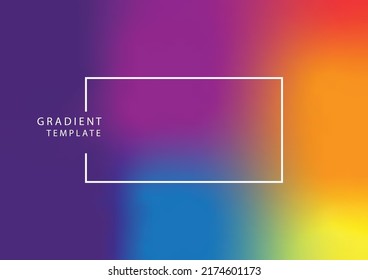 holographic abstract colorful background. spectrum backdrop with gradient mesh. iridescent graphic template for book, mobile interface.