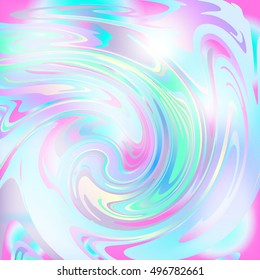 Holographic abstract colorful vector background. Creative design