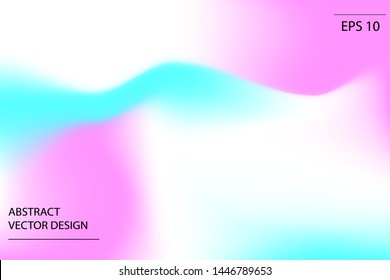 Holographic abstract fluid background. Liquid trendy wallpaper