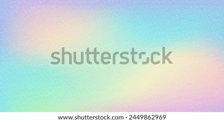 Holographic abstract gradient. Wavy blend color background. Blur liquid effect. Grain gradation texture. Bright rainbow mix colors wallpaper