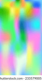 Holographic abstract rainbow gradient background. Gradient background template for logo, banner, brochure, cover, catalog, leaflet, screen wallpaper