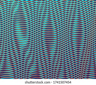 Textura holográfica abstracta de líneas lisas con efecto suave moire. El fondo de color moderno con agua es una mezcla de colores. Perfecto para cabecera, portada, libro, accesorios, banner, sitio web.