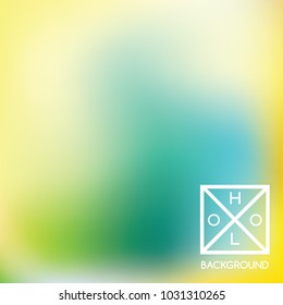 Holographic backdrop. Holo iridescent cover. Abstract soft pastel colors backdrop. Minimal creative vector gradient.  Pastel fantasy foil.  Creative neon template for banner. Vibrant print.