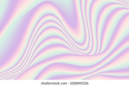 Holographic Background. Abstract Colorful Gradient Texture in Futuristic Style. Trendy Holography for your Project Design Placards, Posters, Banners, Presentation, Brochure, Fashion, Cover.