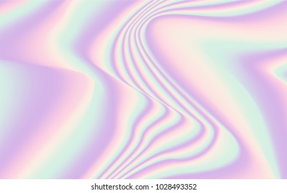 Holographic Background. Abstract Colorful Gradient Texture in Futuristic Style. Trendy Holography for your Project Design Placards, Posters, Banners, Presentation, Brochure, Fashion, Cover.