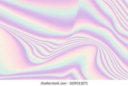 Holographic Background. Abstract Colorful Gradient Texture in Futuristic Style. Trendy Holography for your Project Design Placards, Posters, Banners, Presentation, Brochure, Fashion, Cover.
