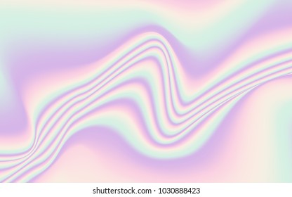 Holographic Background. Abstract Colorful Gradient Texture in Futuristic Style. Trendy Holography for your Project Design Placards, Posters, Banners, Presentation, Brochure, Fashion, Cover.