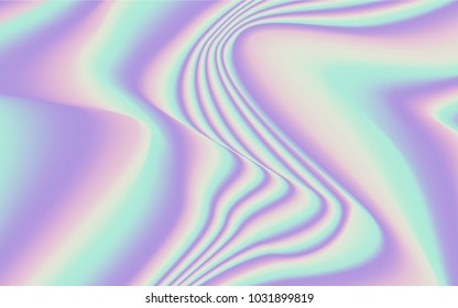 Holographic Background. Abstract Colorful Gradient Texture in Futuristic Style. Trendy Holography for your Project Design Placards, Posters, Banners, Presentation, Brochure, Fashion, Cover.