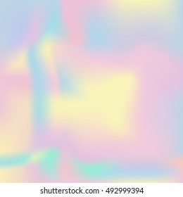 Holographic background. Abstract design element. Vector illustration. Suitable for wrapping paper, scrapbooking, invitations and other design.