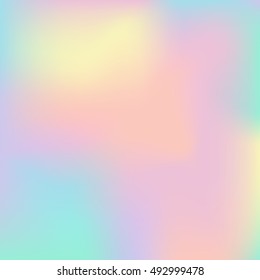 Holographic background. Abstract design element. Vector illustration. Suitable for wrapping paper, scrapbooking, invitations and other design.