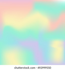 Holographic background. Abstract design element. Vector illustration. Suitable for wrapping paper, scrapbooking, invitations and other design.