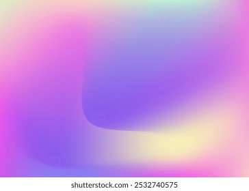 Holographic Background. Abstract Gradient. Digital Cover. Metal Geometric Invitation. Blue Retro Texture. Neon Image. Pearlescent Texture. Liquid Foil. Violet Holographic Background