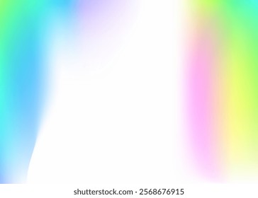 Holographic Background. Abstract Gradient. Pearlescent Texture. Pop Concept. Psychedelic Shiny Texture. Girlie Cover. Soft Fluid. Neon Minimalist Illustration. Pink Holographic Background