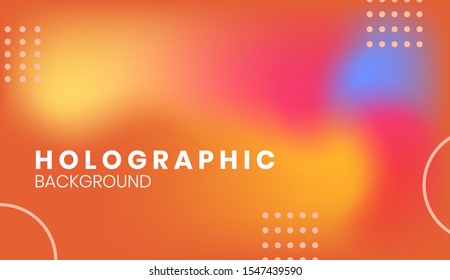 holographic background, abstract, modern, vector, gradient, blurred