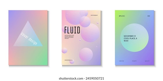 Holographic Background. Astronaut Memphis Poster. Violet Minimal Set. Abstract Poster. Hologram Banner. Multyplying Neon Collection. Gradient Shape. Pink Holographic Background