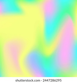 Holographic Background. Blur Cover. Pop Shapes. Fantasy Flyer. Hologram Gradient. Shiny Creative Template. Hippy Retro Gradient. Abstract Texture. Green Holographic Background