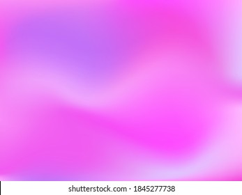 Fondo holográfico. La malla suave y brillante tónica futurista borrosa en colores rosa, azul y verde. De moda y vector. Gradiente intensivo del espectro holográfico para productos impresos, cubiertas. 