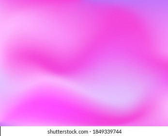 Fondo holográfico. La malla suave y brillante tónica futurista borrosa en colores rosa, azul y verde. De moda y vector. Gradiente intensivo del espectro holográfico para productos impresos, cubiertas. 