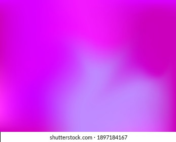 Fondo holográfico. Malla suave y brillante con un patrón futurista borroso. Vector de publicidad de moda. Gradiente de espectro holográfico intenso para productos de impresión, cubiertas.