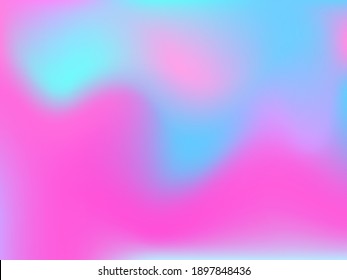 Holografischer Hintergrund. Hell, glatte Masche mit einem unscharfen futuristischen Muster. Trendy Werbeträger. Intensives Holografen-Spektrum-Farbverlauf für Druckerzeugnisse, Deckel.
