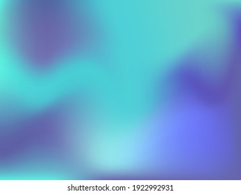 Holographic background. Bright, smooth mesh with a blurry futuristic pattern. Trendy advertising vector. Intense holographic spectrum gradient for printing products, covers.