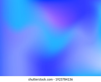 Holographic background. Bright, smooth mesh with a blurry futuristic pattern. Trendy advertising vector. Intense holographic spectrum gradient for printing products, covers.
