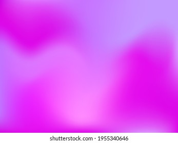 Fondo holográfico. Malla suave y brillante con un patrón futurista borroso. Vector de publicidad de moda. Gradiente de espectro holográfico intenso para productos de impresión, cubiertas.