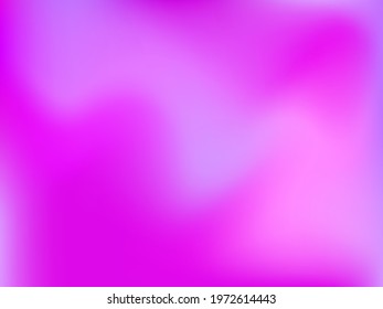 Holographic background. Bright, smooth mesh with a blurry futuristic pattern. Trendy advertising vector. Intense holographic spectrum gradient for printing products, covers.