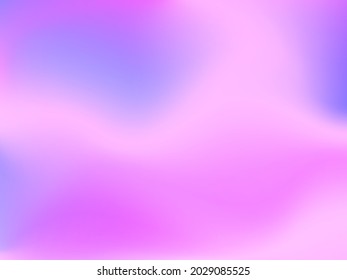 Fondo holográfico. La malla suave y brillante tónica futurista borrosa en colores rosa, azul y verde. De moda y vector. Gradiente intensivo del espectro holográfico para productos impresos, cubiertas. 