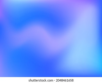 Holographic background. Bright, smooth mesh with a blurry futuristic pattern. Trendy advertising vector. Intense holographic spectrum gradient for printing products, covers.