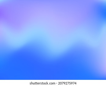 Holographic background. Bright, smooth mesh with a blurry futuristic pattern. Trendy advertising vector. Intense holographic spectrum gradient for printing products, covers.