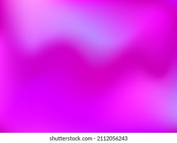 Holographic background. Bright, smooth mesh with a blurry futuristic pattern. Trendy advertising vector. Intense holographic spectrum gradient for printing products, covers.