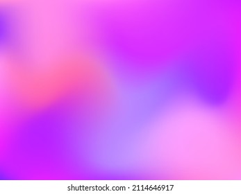Holografischer Hintergrund. Hell, glatte Masche mit einem unscharfen futuristischen Muster. Trendy Werbeträger. Intensives Holografen-Spektrum-Farbverlauf für Druckerzeugnisse, Deckel.