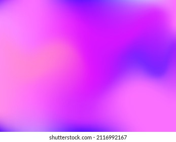 Holographic background. Bright, smooth mesh with a blurry futuristic pattern. Trendy advertising vector. Intense holographic spectrum gradient for printing products, covers.